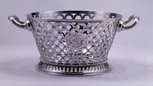 Small basket by Thomas Folkingham, 1711 by English School